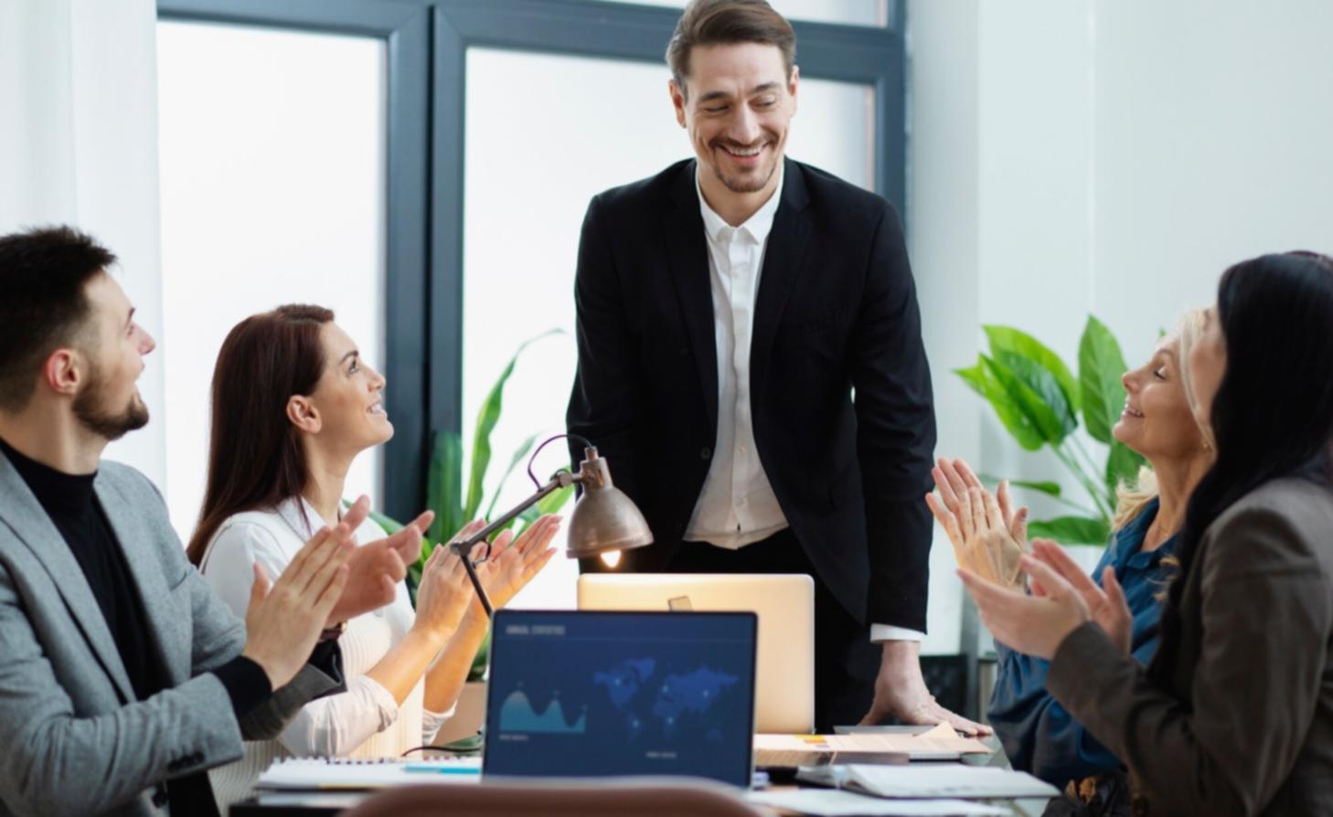 Team analyzing financial data and market trends